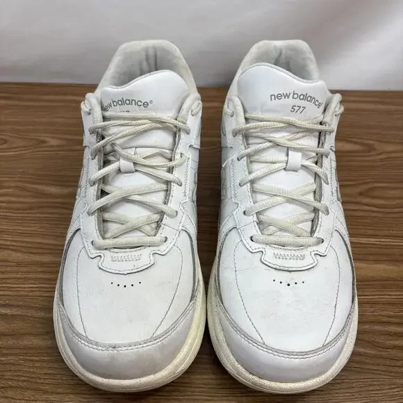 New Balance 577 SL-2 White Leather Walking Sneakers Mens Sz 11 - Picture 5 of 15